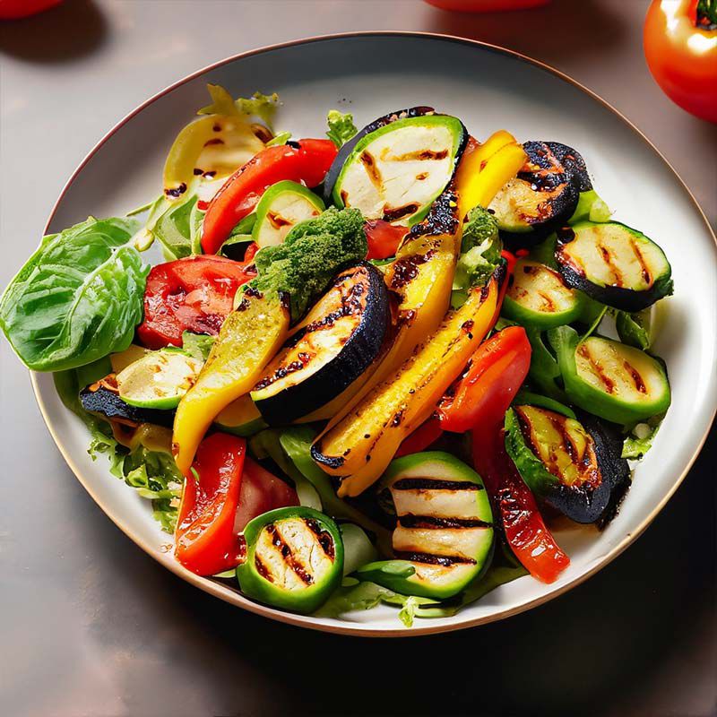 Gegrilde groentesalade zelf maken